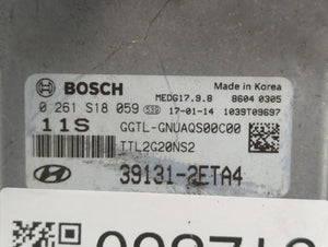 2016-2018 Hyundai Tucson PCM Engine Control Computer ECU ECM PCU OEM P/N:39131-2ETA4 39133-2ETA0 Fits Fits 2016 2017 2018 OEM Used Auto Parts