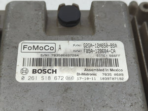 2015-2018 Ford Edge PCM Engine Control Computer ECU ECM PCU OEM P/N:G2GA-12A650-BSA FB5A-12B684-CA Fits OEM Used Auto Parts