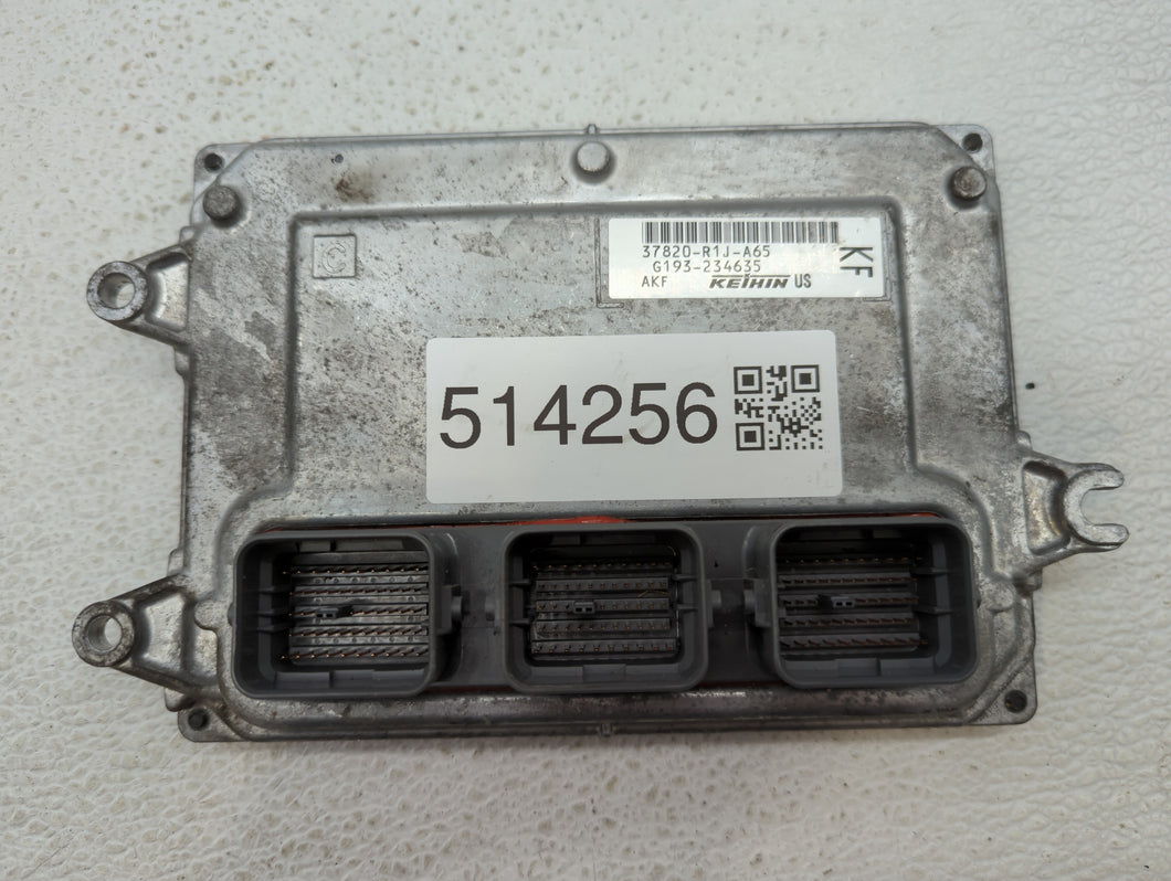 2014-2015 Honda Civic PCM Engine Control Computer ECU ECM PCU OEM P/N:37820-R1J-A65 Fits Fits 2014 2015 OEM Used Auto Parts