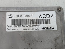 2017-2020 Chevrolet Impala PCM Engine Control Computer ECU ECM PCU OEM P/N:12667002 12685918 Fits Fits 2017 2018 2019 2020 OEM Used Auto Parts