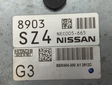 2013-2015 Nissan Sentra PCM Engine Control Computer ECU ECM PCU OEM P/N:NEC005-665 Fits Fits 2013 2014 2015 OEM Used Auto Parts