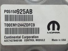 2015 Chrysler 200 PCM Engine Control Computer ECU ECM PCU OEM P/N:P05150925AB P68242071AE, P05150993AC, P68102895AF Fits OEM Used Auto Parts