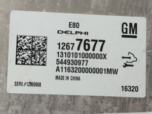 2017-2019 Buick Envision PCM Engine Control Computer ECU ECM PCU OEM P/N:12669908 12677677 Fits Fits 2017 2018 2019 2020 OEM Used Auto Parts