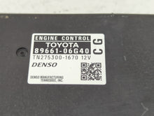 2008-2009 Toyota Camry PCM Engine Control Computer ECU ECM PCU OEM P/N:89661-06G40 Fits Fits 2008 2009 OEM Used Auto Parts