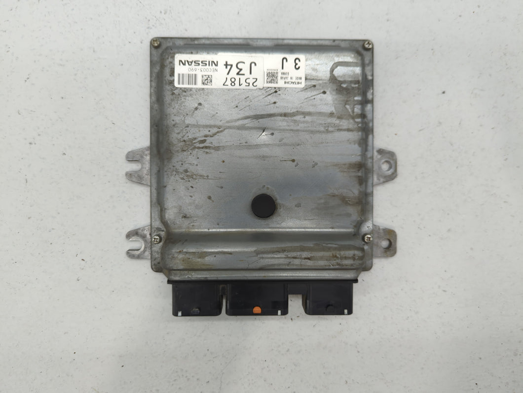 2014 Nissan Murano PCM Engine Control Computer ECU ECM PCU OEM P/N:NEC003-691 NEC003-690 Fits OEM Used Auto Parts