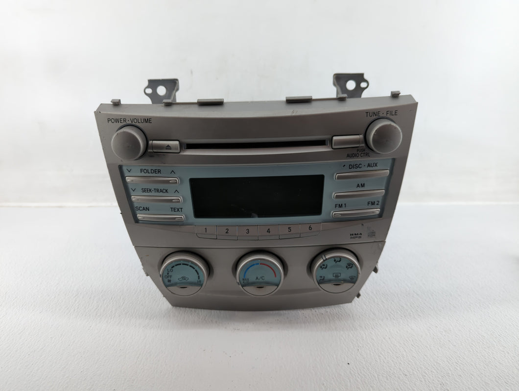 2009 Toyota Camry Radio AM FM Cd Player Receiver Replacement P/N:86120-06182 Fits OEM Used Auto Parts