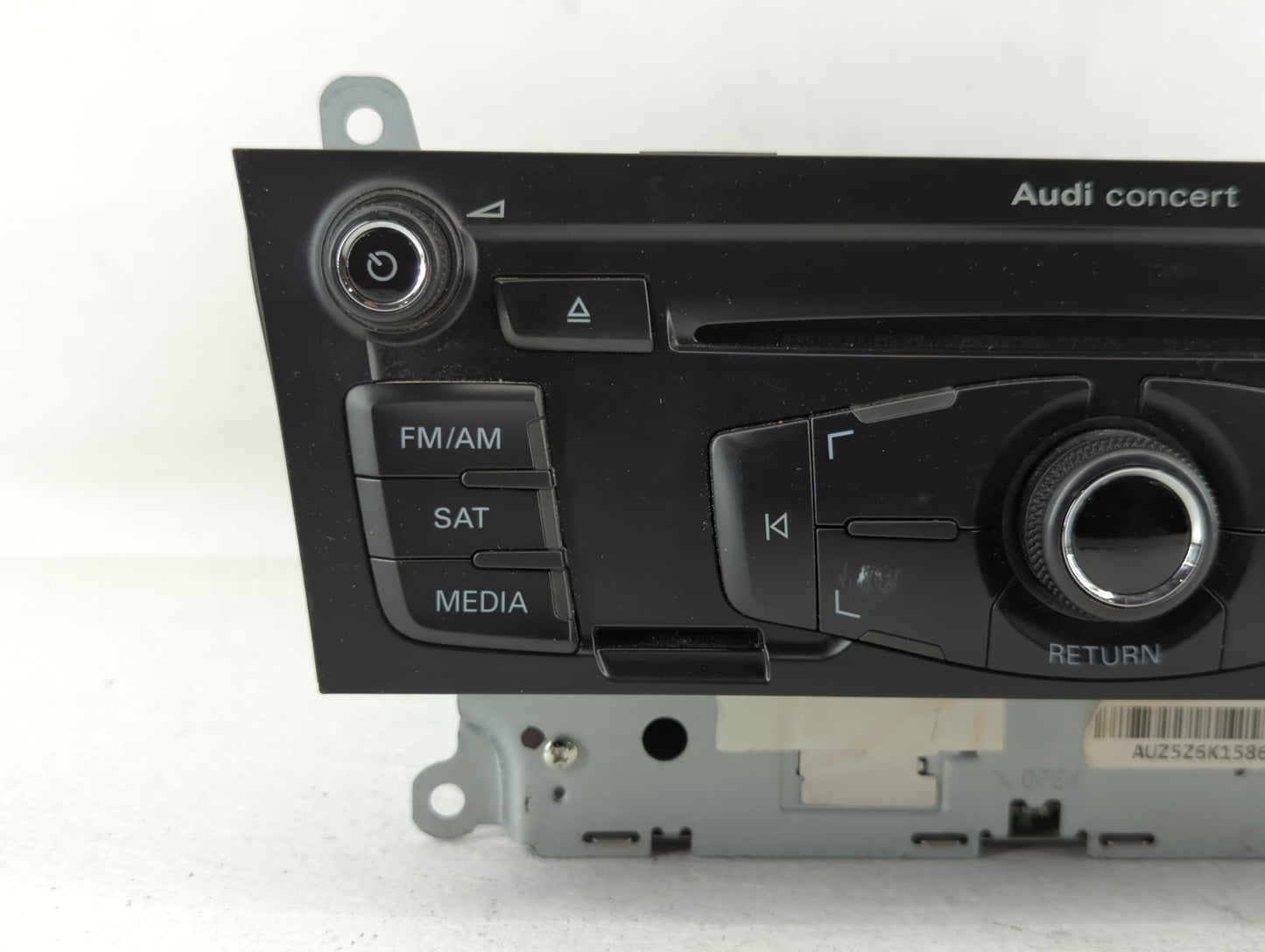 2010-2012 Audi A4 Radio AM FM Cd Player Receiver Replacement P/N:8T1 035 186 R Fits Fits 2010 2011 2012 2013 2014 2015 2016 2017 OEM Used Auto Parts - Oemusedautoparts1.com