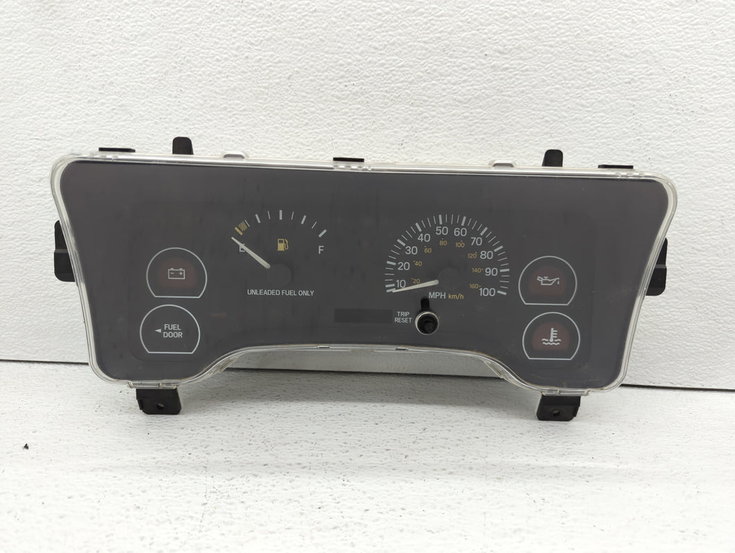 1997-1998 Jeep Cherokee Instrument Cluster Speedometer Gauges P/N:P56009726AC Fits Fits 1997 1998 OEM Used Auto Parts