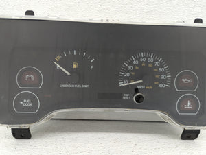 1997-1998 Jeep Cherokee Instrument Cluster Speedometer Gauges P/N:P56009726AC Fits Fits 1997 1998 OEM Used Auto Parts