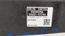 2011 Toyota Prius PCM Engine Control Computer ECU ECM PCU OEM P/N:89661-47390 Fits OEM Used Auto Parts - Oemusedautoparts1.com 