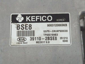 2016 Kia Soul PCM Engine Control Computer ECU ECM PCU OEM P/N:39110-2BSG3 39110-2BSE8 Fits OEM Used Auto Parts