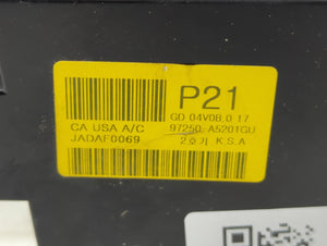 2013-2017 Hyundai Elantra Climate Control Module Temperature AC/Heater Replacement P/N:97250-A501GU Fits OEM Used Auto Parts