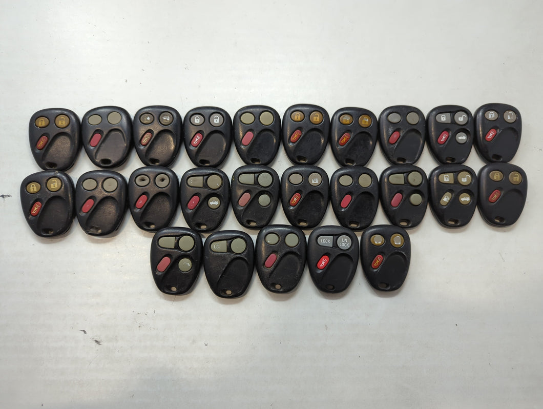 Lot of 25 Chevrolet Keyless Entry Remote Fob MYT3X689B | KOBELEAR1XT |