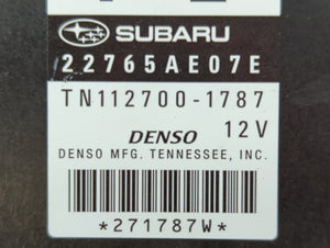 2013-2014 Subaru Legacy PCM Engine Control Computer ECU ECM PCU OEM P/N:22765AE07E 22765AE07C, 22765AE06D Fits Fits 2013 2014 OEM Used Auto Parts