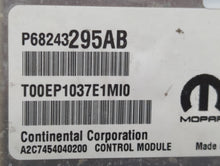 2017 Dodge Caravan PCM Engine Control Computer ECU ECM PCU OEM P/N:P68243295AB Fits Fits 2016 2018 2019 2020 OEM Used Auto Parts