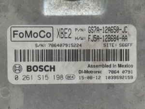 2014-2016 Ford Fusion PCM Engine Control Computer ECU ECM PCU OEM P/N:FJ5A-12B684-AA GS7A-12A650-JC Fits Fits 2014 2015 2016 OEM Used Auto Parts