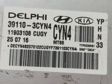 2016-2018 Kia Sedona PCM Engine Control Computer ECU ECM PCU OEM P/N:39110-3CYN4 Fits Fits 2016 2017 2018 OEM Used Auto Parts