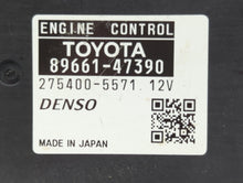 2011 Toyota Prius PCM Engine Control Computer ECU ECM PCU OEM P/N:89661-47390 89681-47211 Fits OEM Used Auto Parts