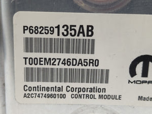 2016-2019 Dodge Journey PCM Engine Control Computer ECU ECM PCU OEM P/N:P68259135AB Fits Fits 2016 2017 2018 2019 OEM Used Auto Parts