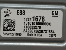 2019 Buick Encore PCM Engine Control Computer ECU ECM PCU OEM P/N:12711695 12721678, 12669908 Fits Fits 2017 2018 2020 2021 2022 OEM Used Auto Parts