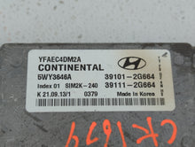 2011-2014 Hyundai Sonata PCM Engine Control Computer ECU ECM PCU OEM P/N:39111-2G664 39101-2G664 Fits Fits 2011 2012 2013 2014 OEM Used Auto Parts