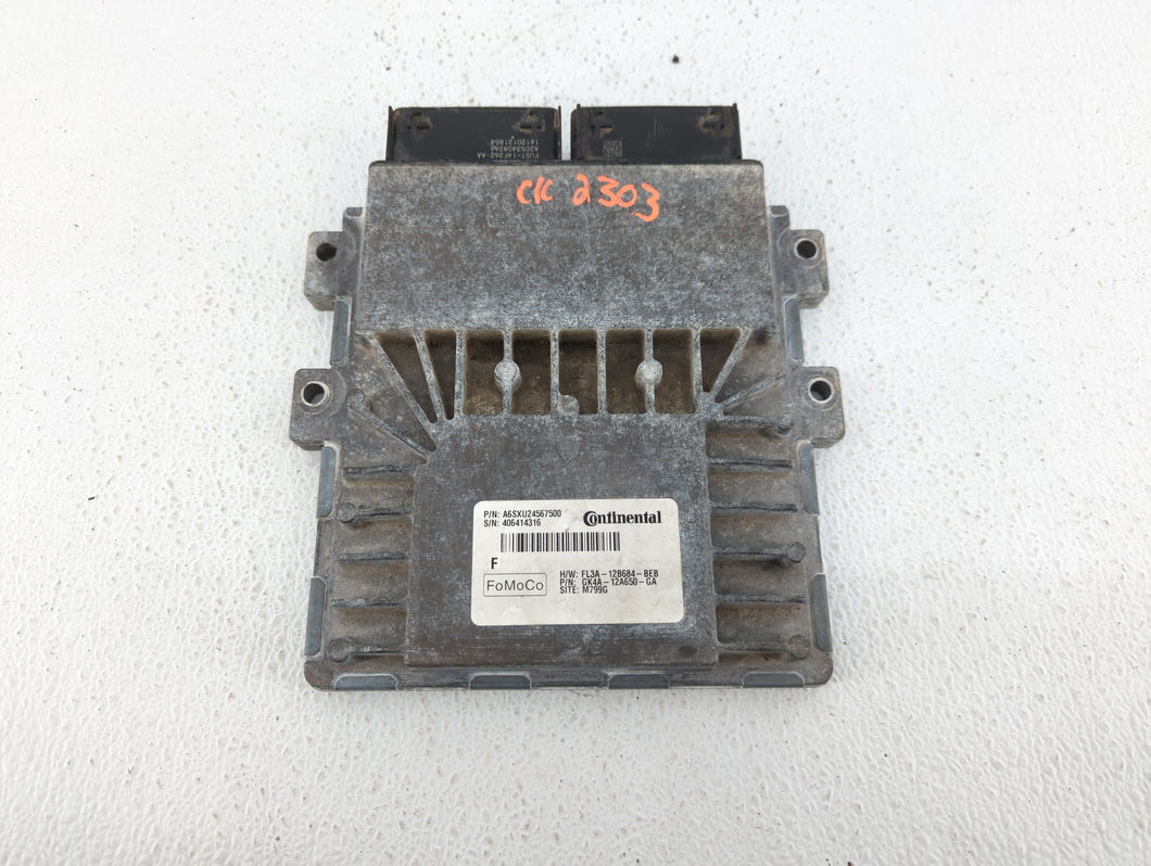 2016-2019 Ford Explorer PCM Engine Control Computer ECU ECM PCU OEM P/N:GK4A-12A650-GA FL3A-12B684-BEB Fits OEM Used Auto Parts