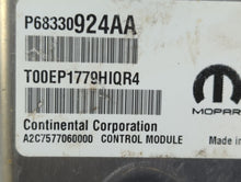 2018-2019 Jeep Grand Cherokee PCM Engine Control Computer ECU ECM PCU OEM P/N:P68330924AA P68412634AE Fits Fits 2018 2019 OEM Used Auto Parts