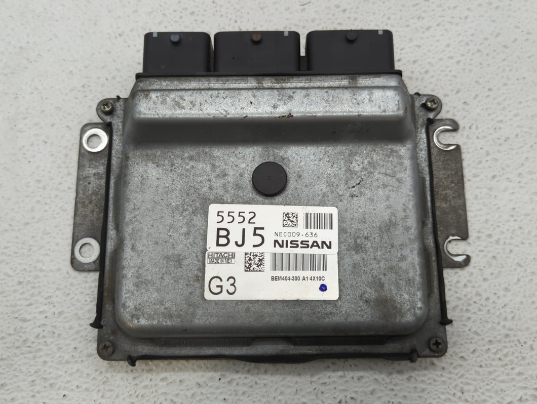 2013-2015 Nissan Sentra PCM Engine Control Computer ECU ECM PCU OEM P/N:NEC009-636 Fits Fits 2013 2014 2015 OEM Used Auto Parts