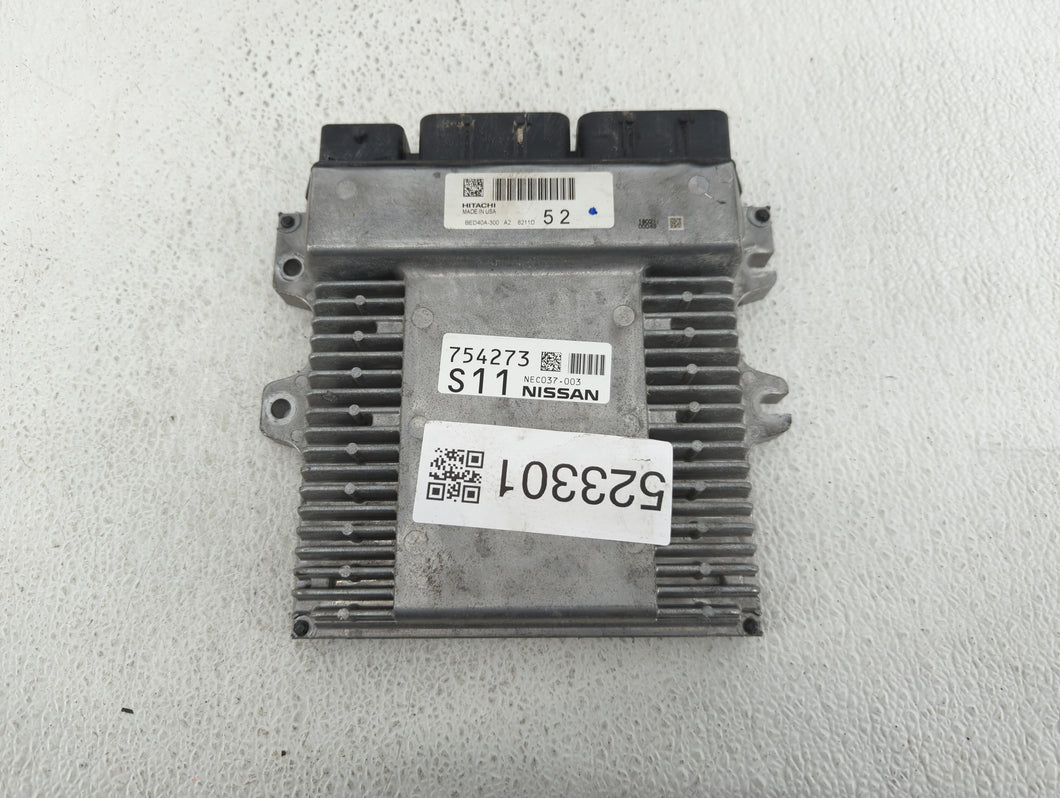 2018-2019 Nissan Pathfinder PCM Engine Control Computer ECU ECM PCU OEM P/N:NEC037-003 BED40A-300 A2 Fits Fits 2018 2019 2020 OEM Used Auto Parts