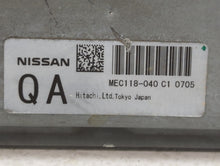 2010 Nissan Murano PCM Engine Control Computer ECU ECM PCU OEM P/N:MEC118-040 C1 Fits OEM Used Auto Parts