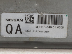 2010 Nissan Murano PCM Engine Control Computer ECU ECM PCU OEM P/N:MEC118-040 C1 Fits OEM Used Auto Parts