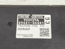 2008-2009 Toyota Camry PCM Engine Control Computer ECU ECM PCU OEM P/N:89661-06G41 Fits Fits 2008 2009 OEM Used Auto Parts