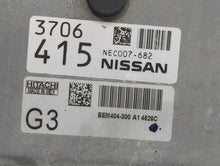 2013-2015 Nissan Sentra PCM Engine Control Computer ECU ECM PCU OEM P/N:NEC007-682 NEC001-663 Fits Fits 2013 2014 2015 OEM Used Auto Parts