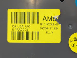 2014-2015 Kia Optima Climate Control Module Temperature AC/Heater Replacement P/N:97250-2TLE0 Fits Fits 2014 2015 OEM Used Auto Parts