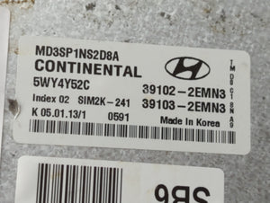 2011-2013 Hyundai Elantra PCM Engine Control Computer ECU ECM PCU OEM P/N:39103-2EMA3 39102-2EMA3 Fits Fits 2011 2012 2013 OEM Used Auto Parts