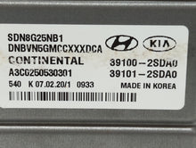 2020-2021 Hyundai Sonata PCM Engine Control Computer ECU ECM PCU OEM P/N:39102 2SDB0 39100 2SDB0, 39101-2SDA0 Fits Fits 2020 2021 OEM Used Auto Parts