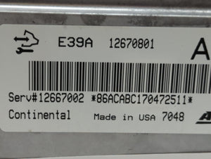 2017 Gmc Acadia PCM Engine Control Computer ECU ECM PCU OEM P/N:12667002 12670801, 12667189 Fits Fits 2018 2019 2020 OEM Used Auto Parts