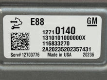 2020-2021 Chevrolet Malibu PCM Engine Control Computer ECU ECM PCU OEM P/N:12703776 12710140 Fits Fits 2020 2021 2022 OEM Used Auto Parts