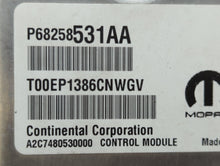 2016-2017 Chrysler 200 PCM Engine Control Computer ECU ECM PCU OEM P/N:P68258531AA Fits Fits 2016 2017 OEM Used Auto Parts