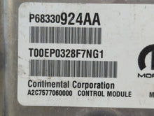 2018-2019 Jeep Grand Cherokee PCM Engine Control Computer ECU ECM PCU OEM P/N:P68330924AA P68412634AE Fits Fits 2018 2019 OEM Used Auto Parts