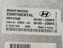 2011-2013 Hyundai Elantra PCM Engine Control Computer ECU ECM PCU OEM P/N:39102-2EMP3 Fits Fits 2011 2012 2013 OEM Used Auto Parts