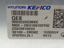 2022 Hyundai Venue PCM Engine Control Computer ECU ECM PCU OEM P/N:39100-2M382 Fits OEM Used Auto Parts