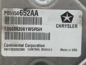 2012 Chrysler 200 PCM Engine Control Computer ECU ECM PCU OEM P/N:P05150652AA Fits OEM Used Auto Parts