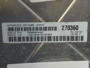 2012 Chrysler 200 PCM Engine Control Computer ECU ECM PCU OEM P/N:P05150652AA Fits OEM Used Auto Parts