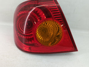 2003-2004 Toyota Corolla Tail Light Assembly Driver Left OEM Fits Fits 2003 2004 OEM Used Auto Parts