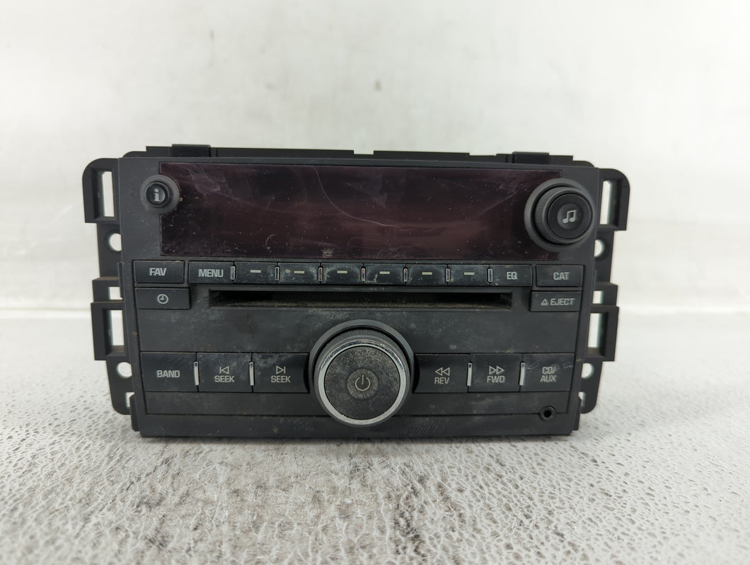 2008 Saturn Outlook Radio AM FM Cd Player Receiver Replacement P/N:25827114 Fits OEM Used Auto Parts