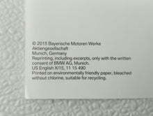 2015 Bmw 328i Owners Manual Book Guide OEM Used Auto Parts