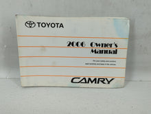 2006 Toyota Camry Owners Manual Book Guide OEM Used Auto Parts