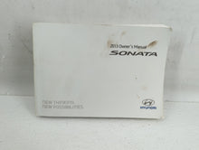 2013 Hyundai Sonata Owners Manual Book Guide OEM Used Auto Parts