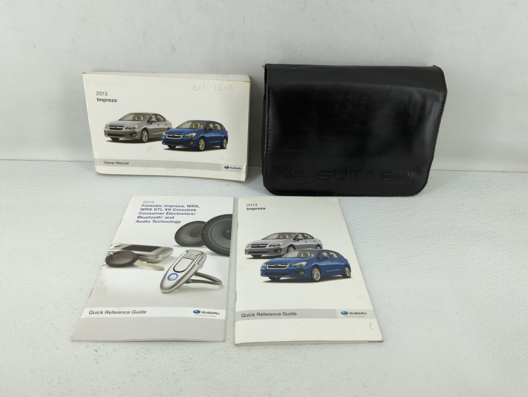 2013 Subaru Impreza Owners Manual Book Guide OEM Used Auto Parts